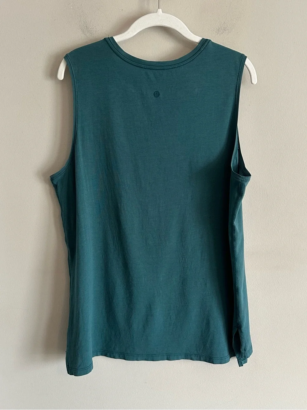 Lululemon Love Sleeveless Tank Top Green Jasper Pima Cotton Muscle Shirt 10